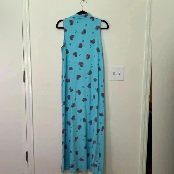 Zip Code 100%‎ Cotton Heart Maxi Dress - Picture 3 of 4